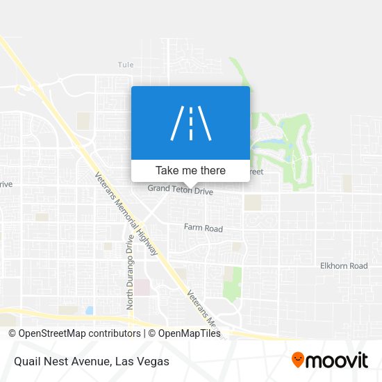 Quail Nest Avenue map