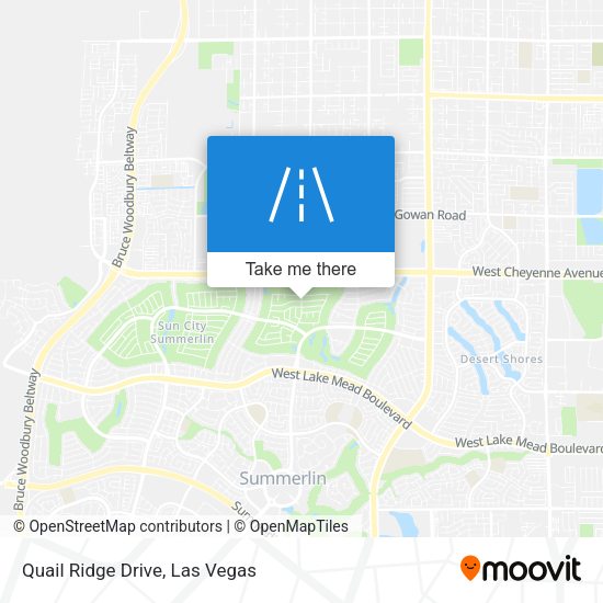 Quail Ridge Drive map