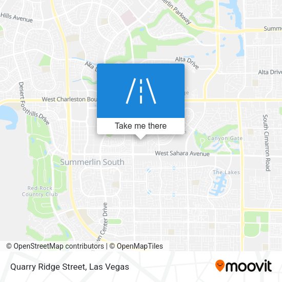 Quarry Ridge Street map