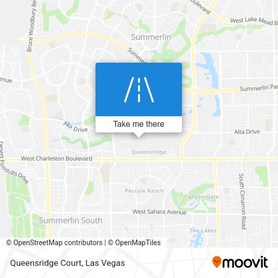 Mapa de Queensridge Court
