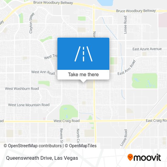 Queenswreath Drive map
