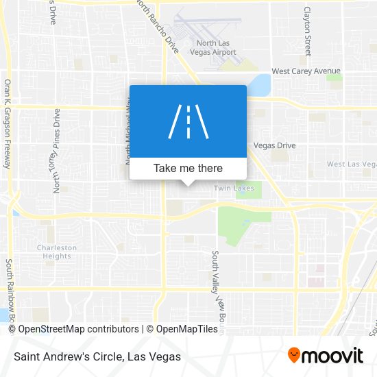 Saint Andrew's Circle map