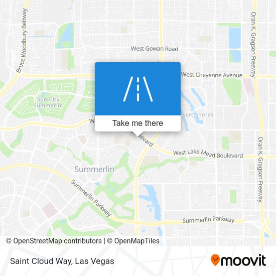 Mapa de Saint Cloud Way