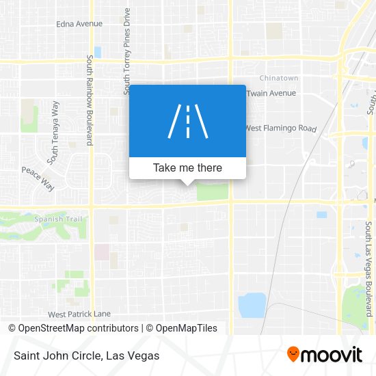 Saint John Circle map