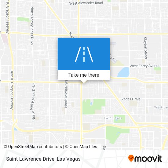 Saint Lawrence Drive map