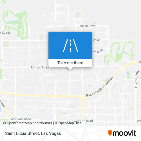 Saint Lucia Street map