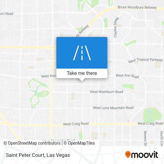 Saint Peter Court map