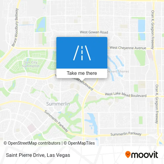Saint Pierre Drive map