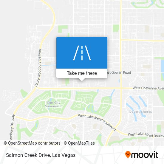 Salmon Creek Drive map