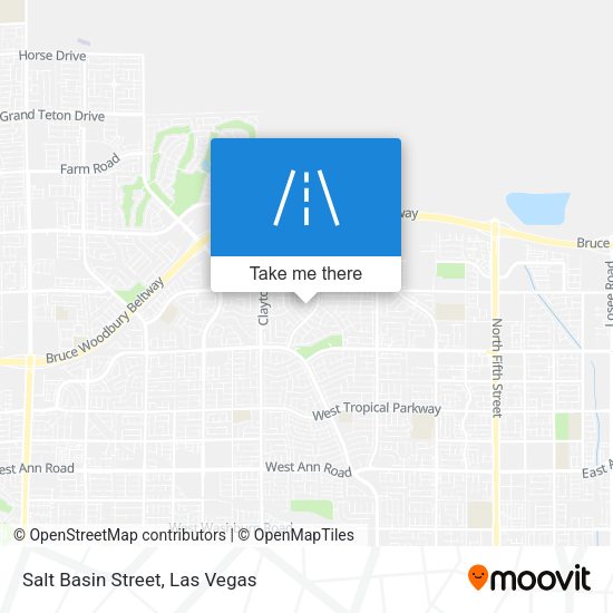 Mapa de Salt Basin Street