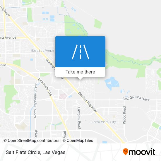 Mapa de Salt Flats Circle