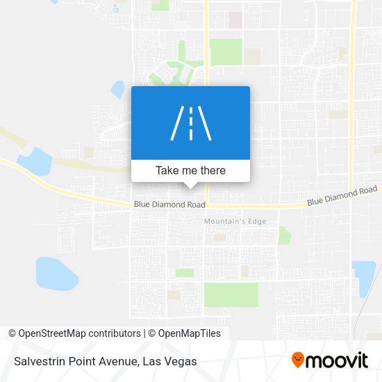 Salvestrin Point Avenue map