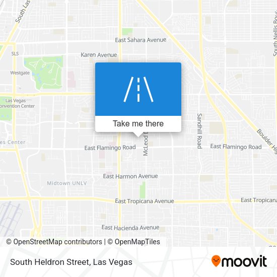 Mapa de South Heldron Street