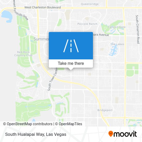 South Hualapai Way map