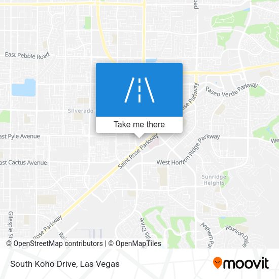 Mapa de South Koho Drive