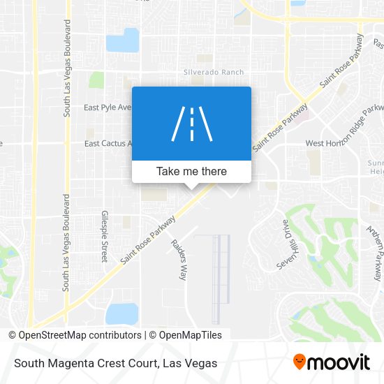 Mapa de South Magenta Crest Court