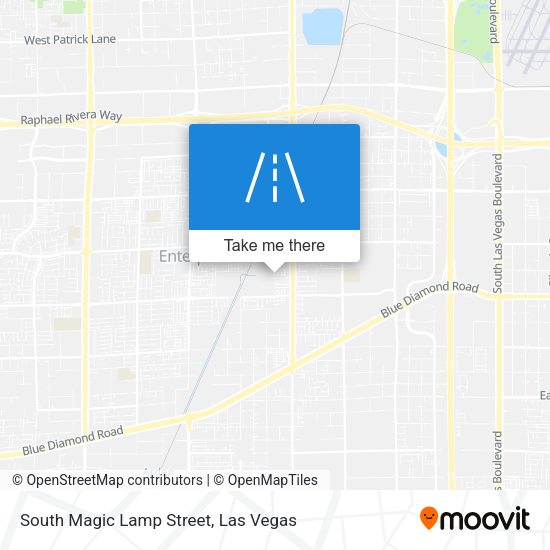 South Magic Lamp Street map