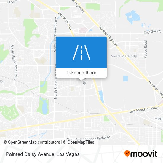 Mapa de Painted Daisy Avenue
