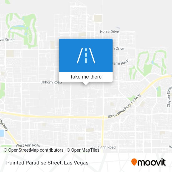 Painted Paradise Street map
