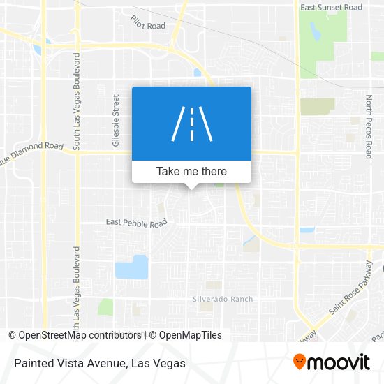 Mapa de Painted Vista Avenue