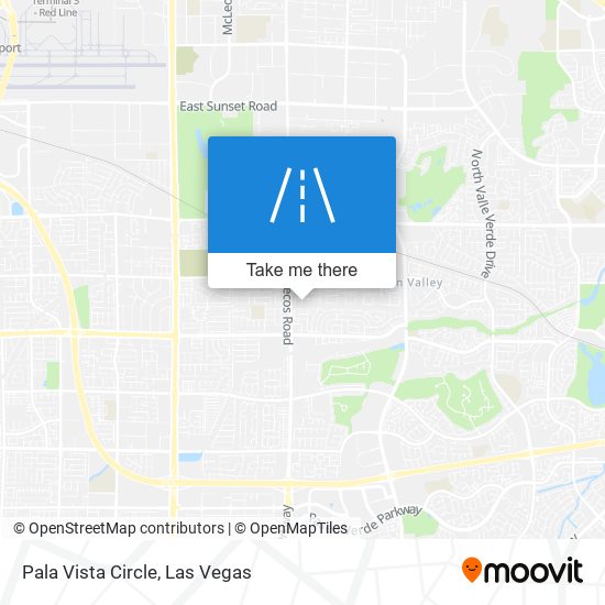 Pala Vista Circle map