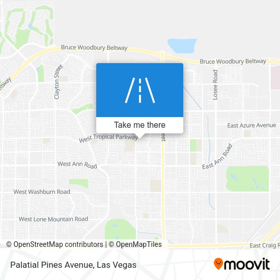 Palatial Pines Avenue map