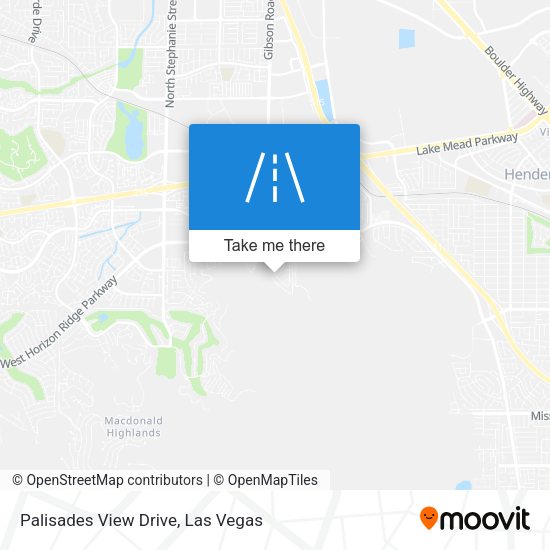 Palisades View Drive map