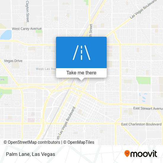 Mapa de Palm Lane