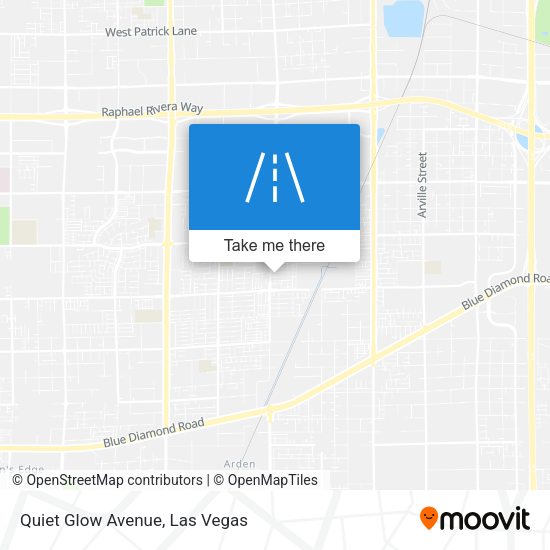 Quiet Glow Avenue map
