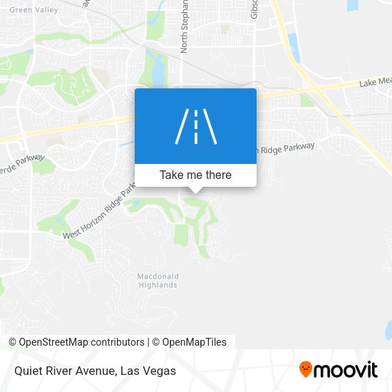Quiet River Avenue map