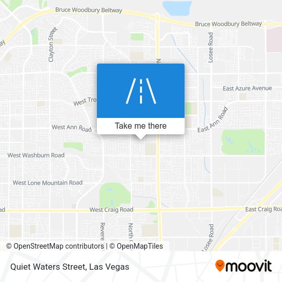 Quiet Waters Street map
