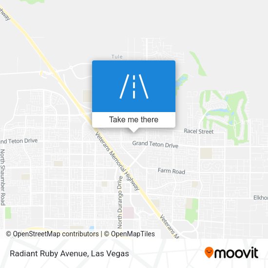 Radiant Ruby Avenue map