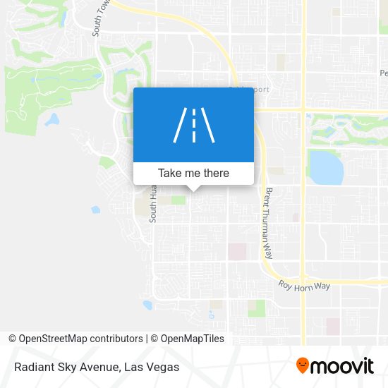 Radiant Sky Avenue map
