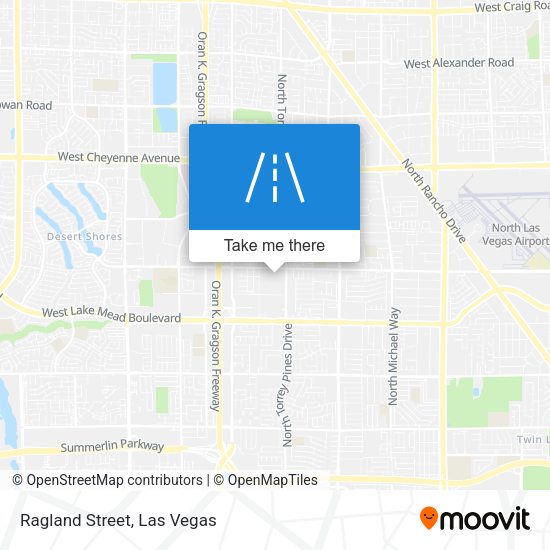 Mapa de Ragland Street