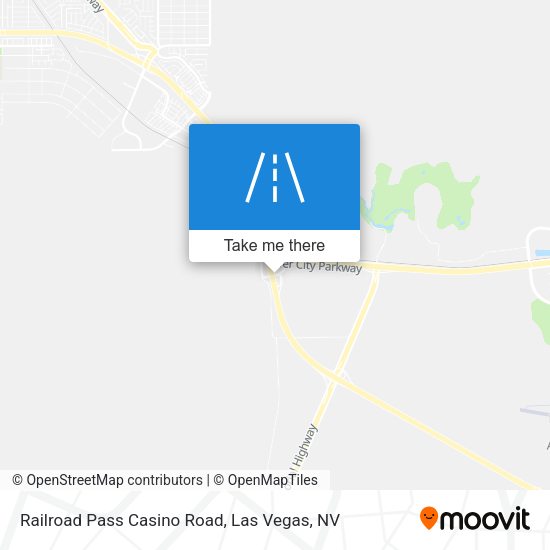 Mapa de Railroad Pass Casino Road