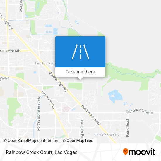 Mapa de Rainbow Creek Court