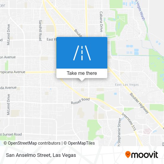 San Anselmo Street map