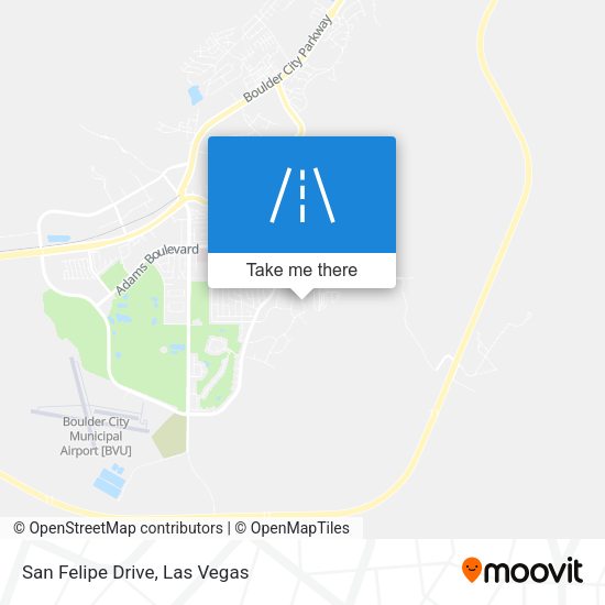 San Felipe Drive map