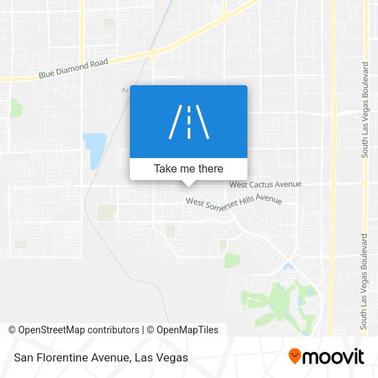 Mapa de San Florentine Avenue