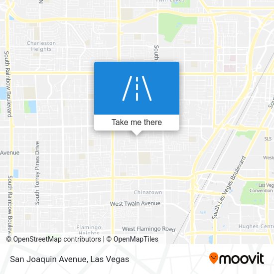 San Joaquin Avenue map