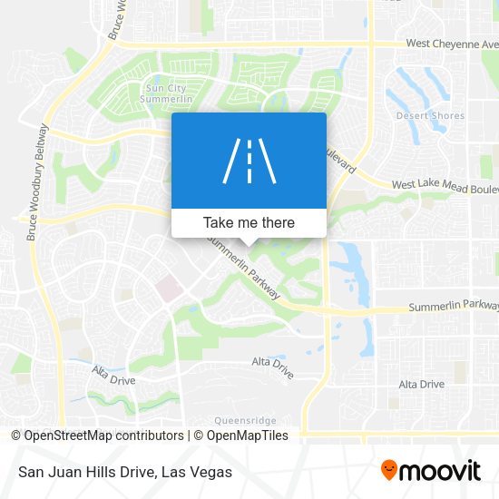 Mapa de San Juan Hills Drive