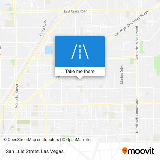 Mapa de San Luis Street