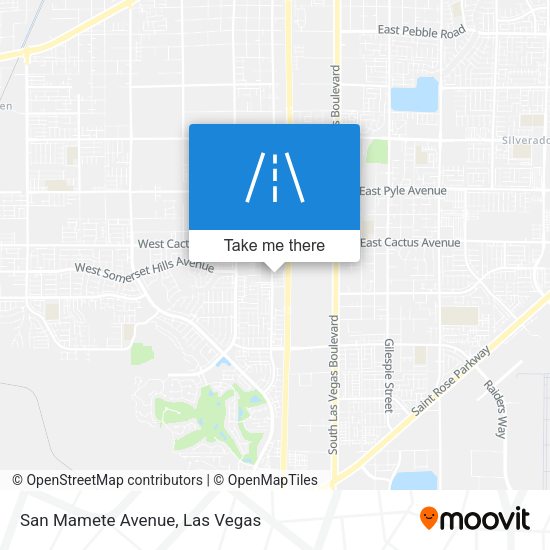 San Mamete Avenue map