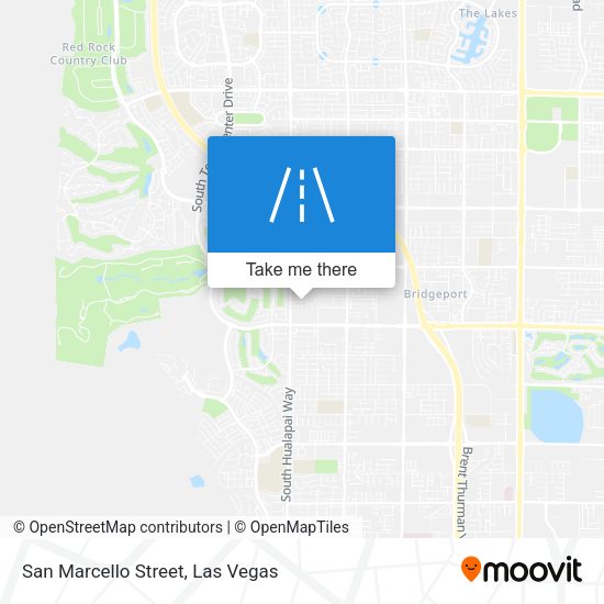 San Marcello Street map