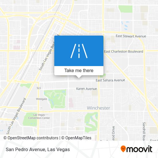 San Pedro Avenue map