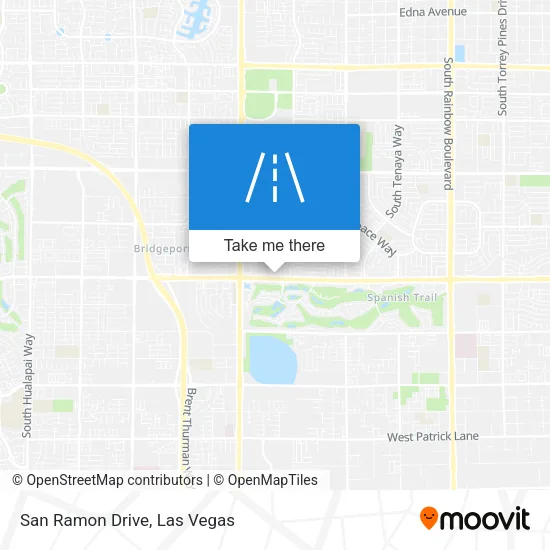 San Ramon Drive map