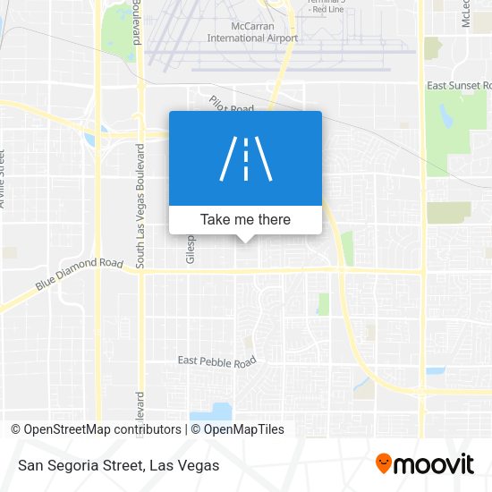 San Segoria Street map
