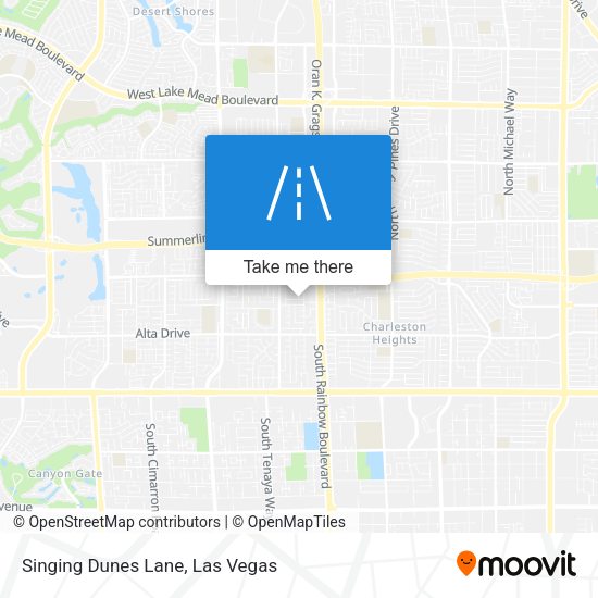Singing Dunes Lane map