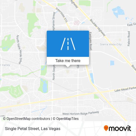 Mapa de Single Petal Street