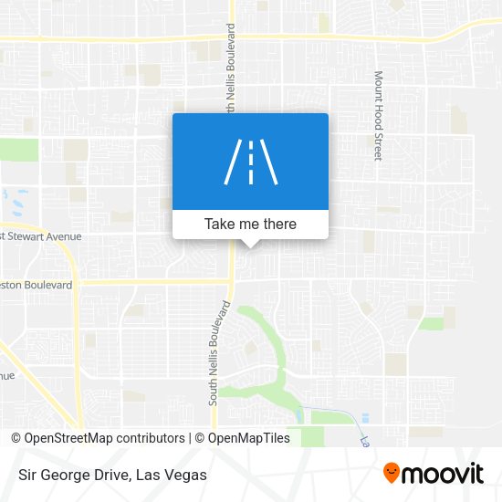 Sir George Drive map